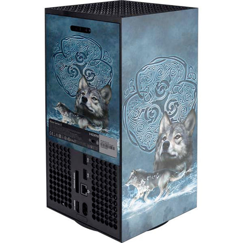 Celtic Wolf by Brigid Ashwood XBox Series X Digital Edition Console Skin